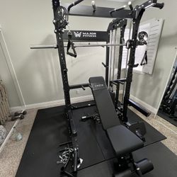 GYM EQUIPMENT/ SMITH MACHINE/ ADJUSTABLE PULLEY SYSTEM/ HALF RACK/ FUNCTIONAL TRAINER/ B52 PRO/ FREE DELIVERY