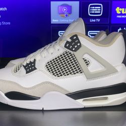Jordan 4 Military Black 