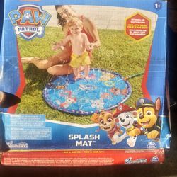 SwimWays Paw Patrol Splash Mat, Kids Splash Pad, Outdoor Toys, Paw Patrol Party Supplies and Water Toys for Children Ages 1 and Up