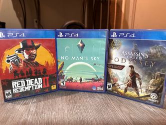 3 PS4 Games Bundle – Red Dead 2, No Man’s Sky & AC Odyssey