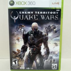 Xbox 360 Enemy Territory Quake Wars
