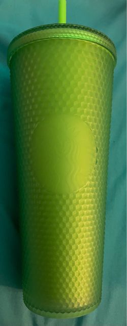 Disneyland 50th anniversary Starbucks studded Oogie boogie green cup