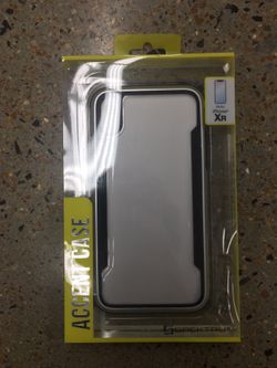 NWT IPhone XR Case with kickstand silver