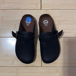 New Black Slip On Clogs Life Size 2 , Black 