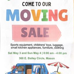 Moving Sale