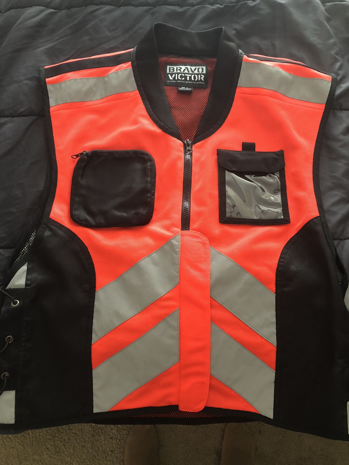 Motorcycle reflector vest