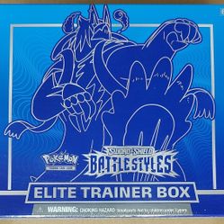 Elite Trainer Box Battle Styles (Blue) Sealed