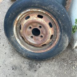 Early VW wheel - 4 Bolt Rim