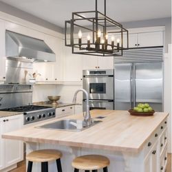 Z-Lite - 454-44L-MB - Titania - 8 Light Pendant In Modern Style-13 Inches Tall and 13 Inches Wide