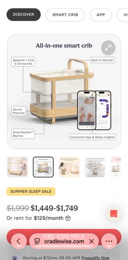 Cradle wise crib