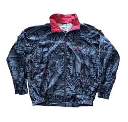 Vintage 90s Nautica Competition All Over Print 3M Reflect Jacket