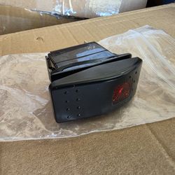 New Dual Toggle Switch Red Led