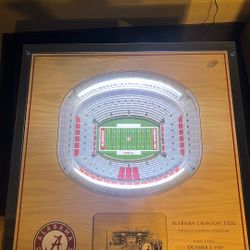Alabama Crimson Tide Lightup Coffee Table  // Pickup Only
