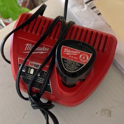 Milwaukee 12v Charger N Battery
