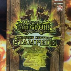 2025 Yugioh Quarter Century STAMPEDE Mini Box New Sealed 