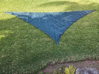 Green triangle sun shade sail screen canopy