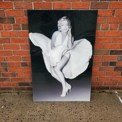 Marilyn Monroe Glass Poster