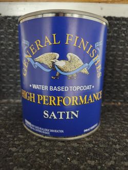 General Finishes High Performance Satin Water Based Topcoat 1 Quart