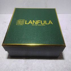 LANFULA Crystal Whiskey Glass, Premium Old Fashioned Tumblers Set of 4 In Luxury Gift Box