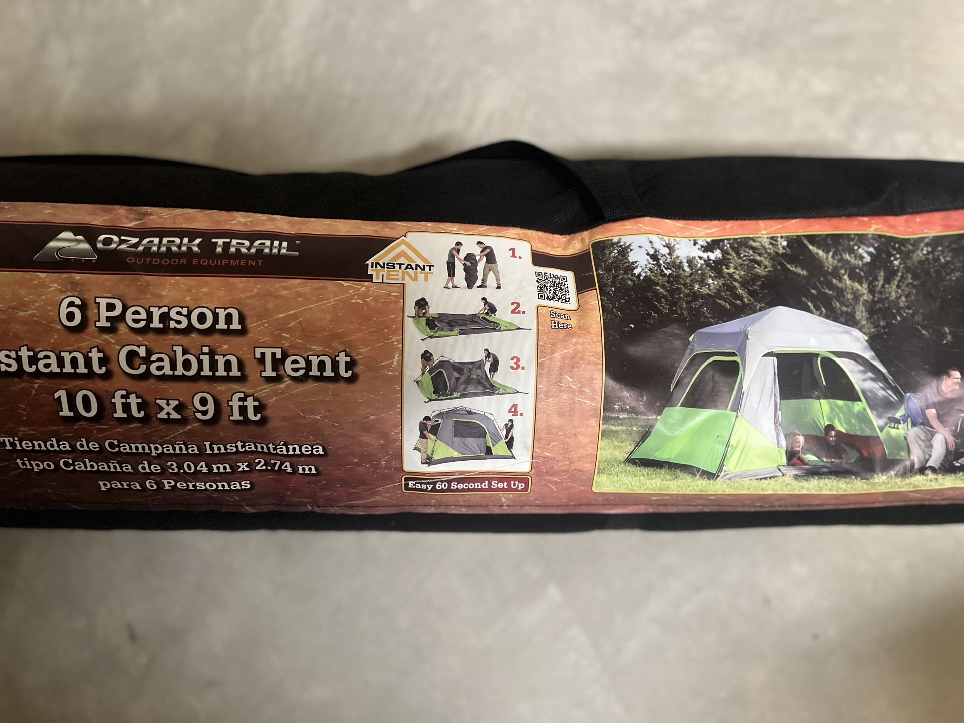 Ozark Trail 6 Person Instant Cabin Tent