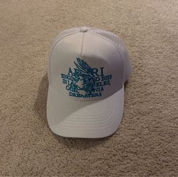 Amiri Pegasus White Trucker Hat