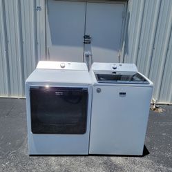 XL Capacity Maytag Washer And Dryer 