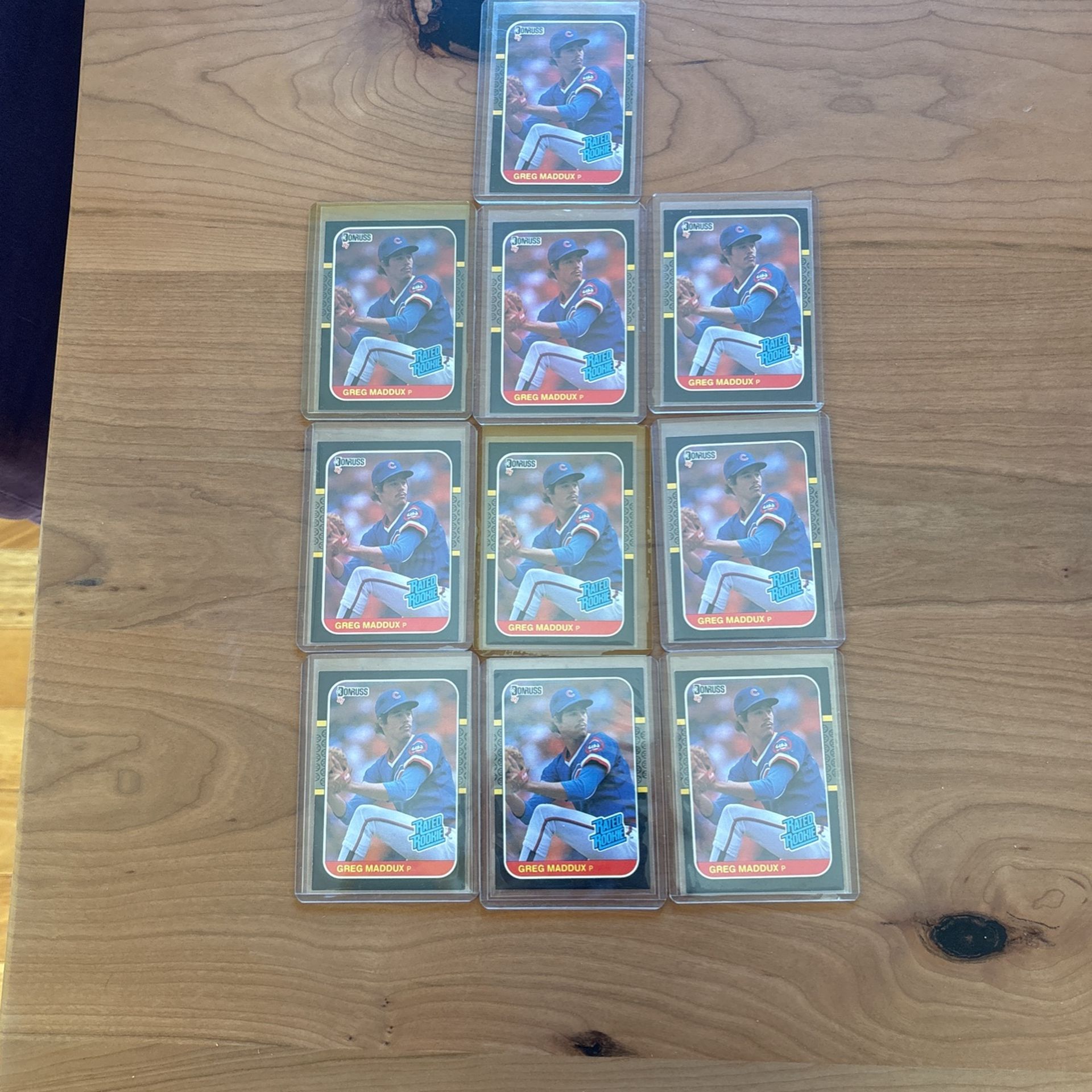 1987 Greg Maddux Donruss Rookie Card