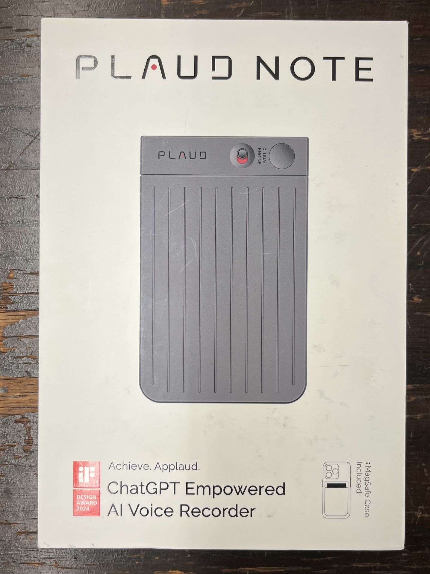 PLAUD NOTE | AI Voice Recorder (Black Magnetic Case Included)