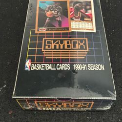 1990-91 SKYBOX BASKETBALL FACTORY SEALED 36 Packs