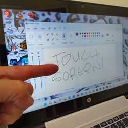 HP Touch Smart notebook 15.6" Win 11 pro Office 365, Photoshop Lightroom+ more $180