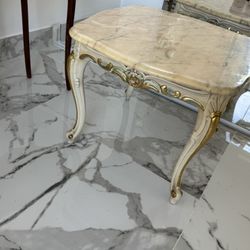 Antique Side Marble Table 