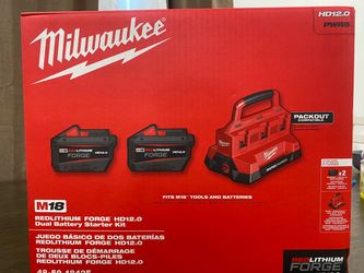 Milwaukee M18 REDLITHIUM FORGE HD12.0 Dual Battery Starter Kit