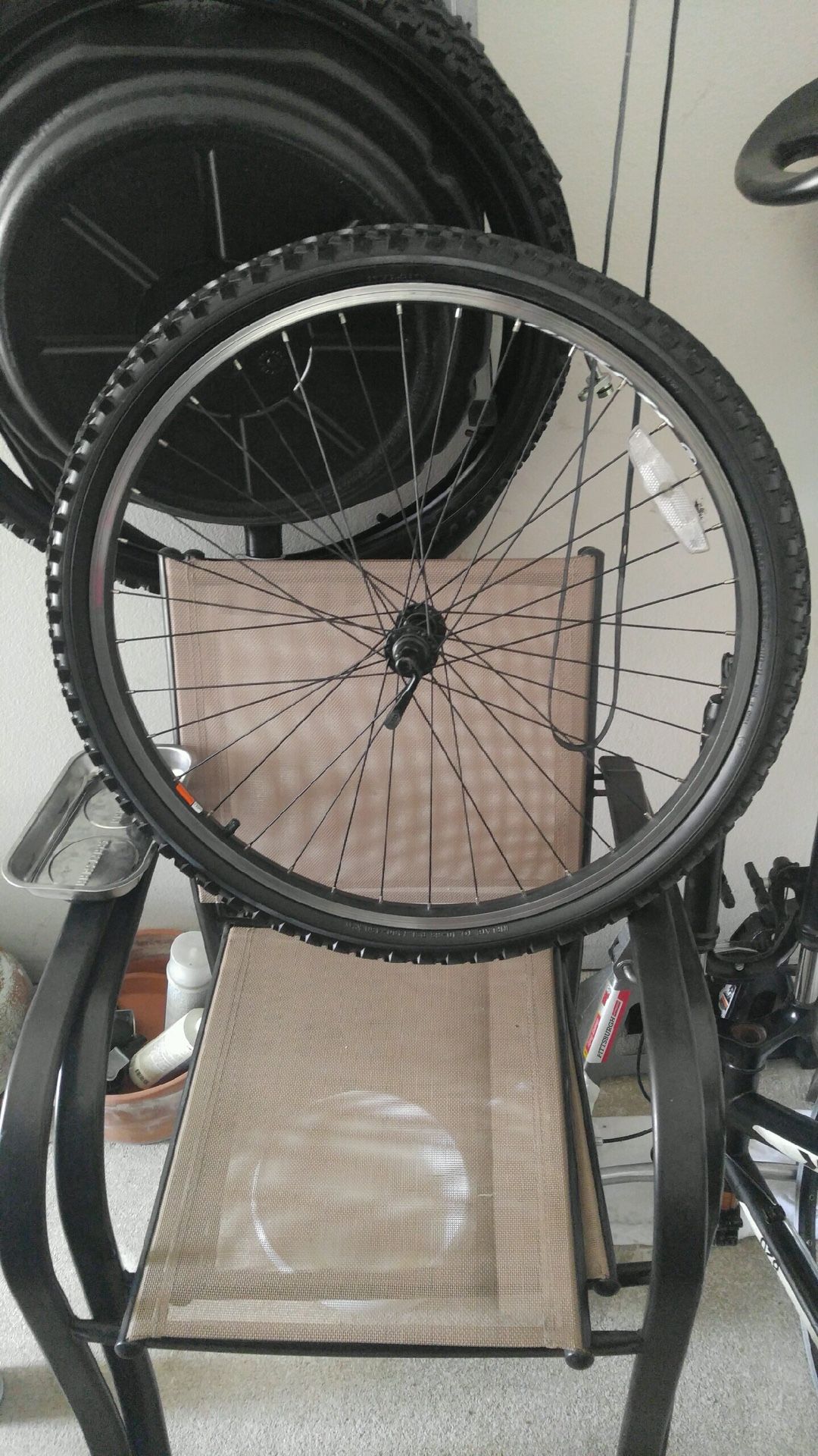 Front wheel from Trek Mountain Bike