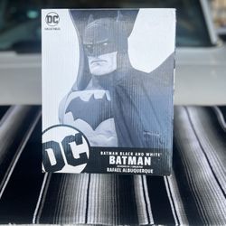 Dc Batman, Black And White Statue By Rafael Albuquerque