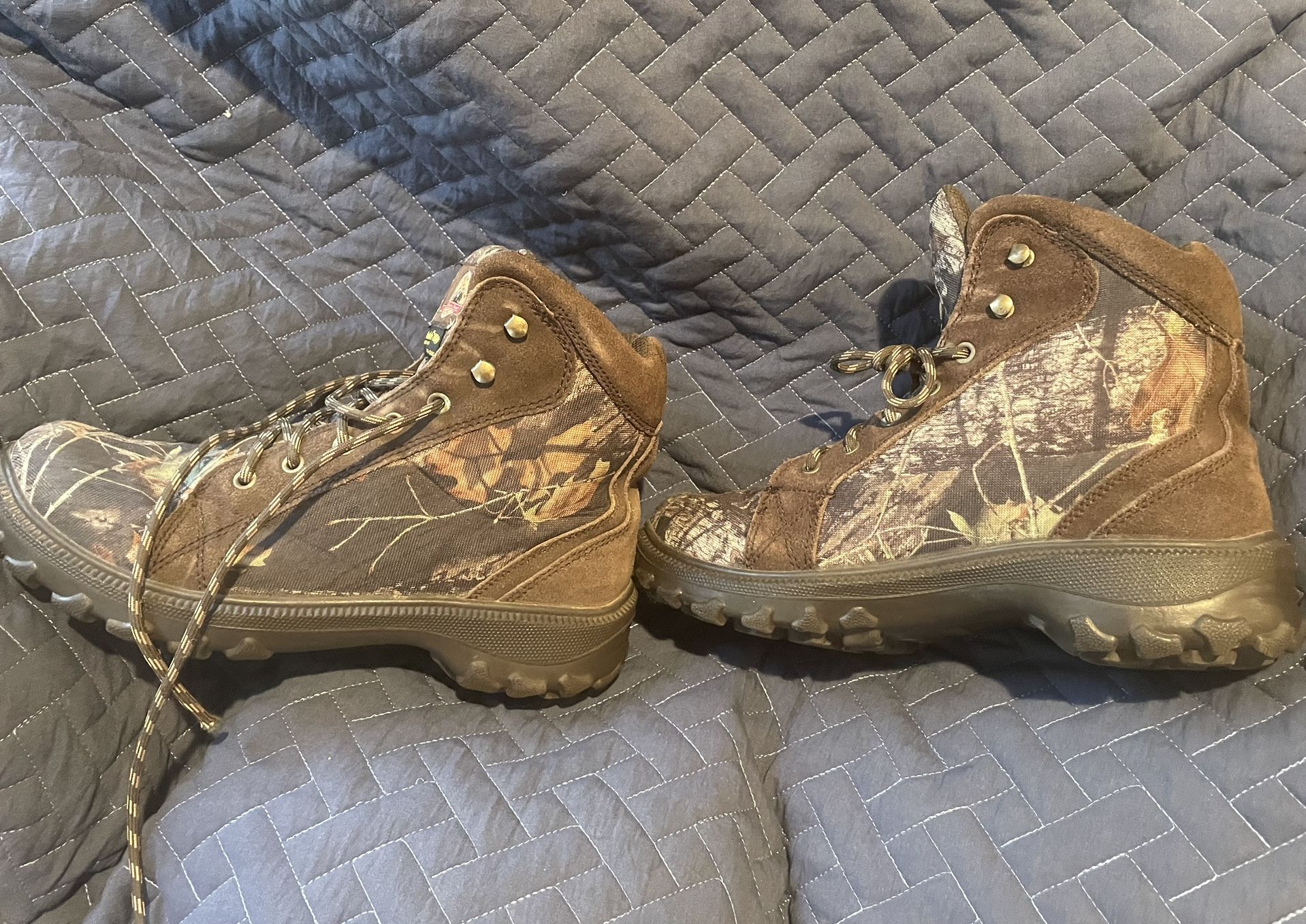 Camouflage Brahma Boots (men’s Size 9.5)