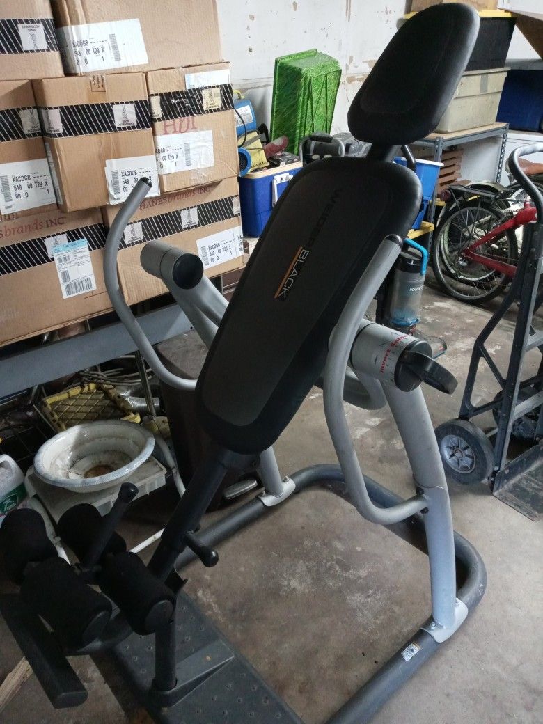 Weider Black Inversion Table Back Stretcher