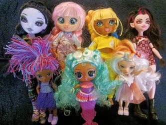 7 Miscellaneous Dolls All For