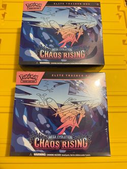 Pokémon Mega Evolution Chaos Rising Elite Trainer Box x2