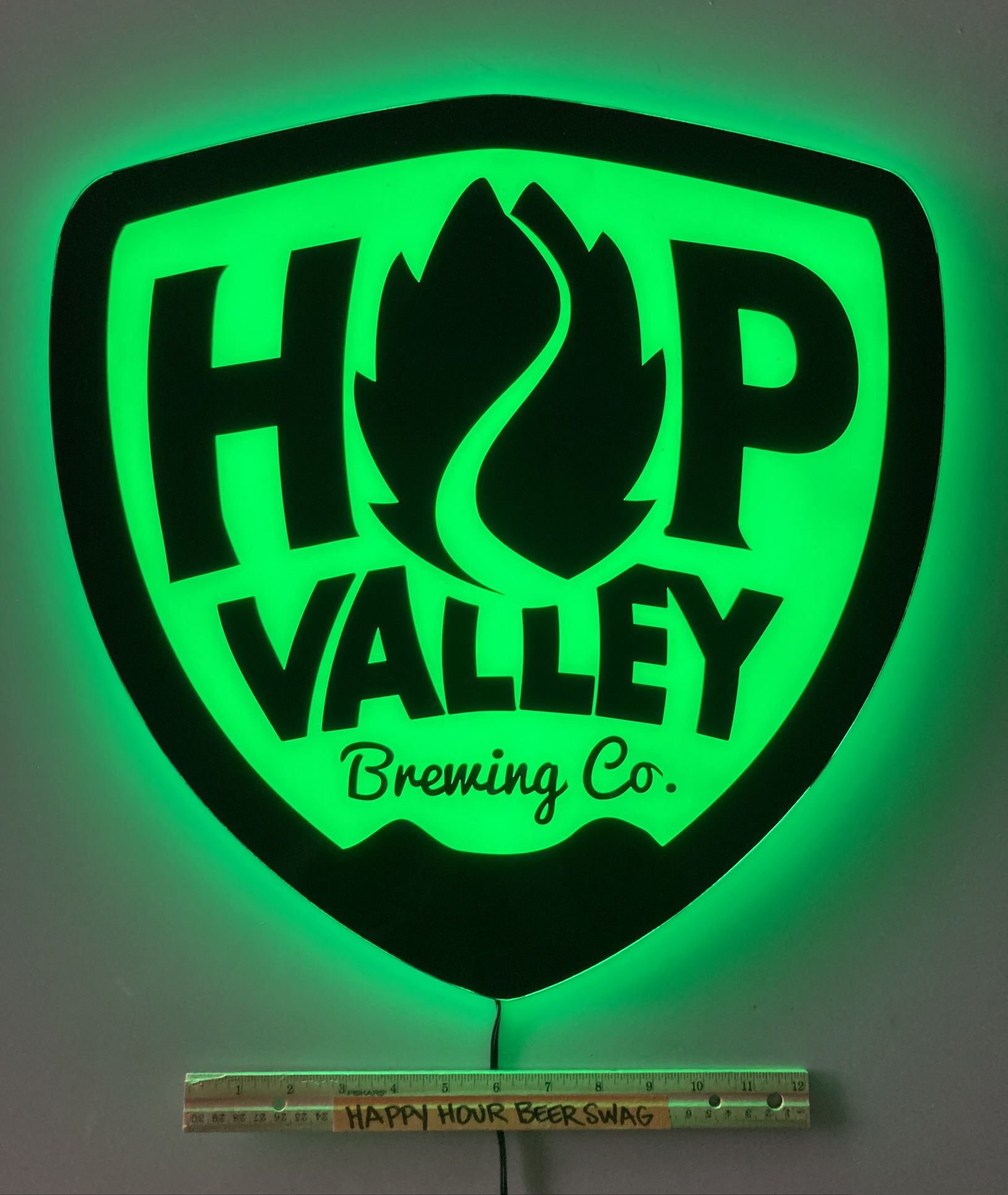 Hop Valley Led Beer Sign Bar / Restaurant Light Sign G