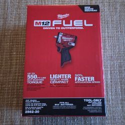 M12 Fuel 3/8 Inch Stubby Impact Wrench 