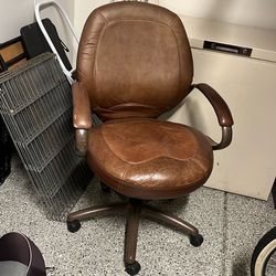 Stallion Leather Office Chair