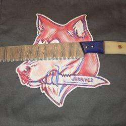 Hand Made Damascus Bead Knife