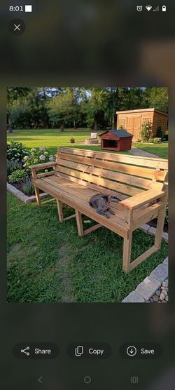7 foot bench