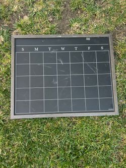 Chalk calendar