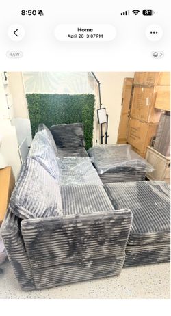 sectional sofa new just assembled missing one side pillow brand new