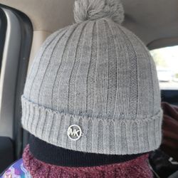 Grey Michael Kors Beanie Hat