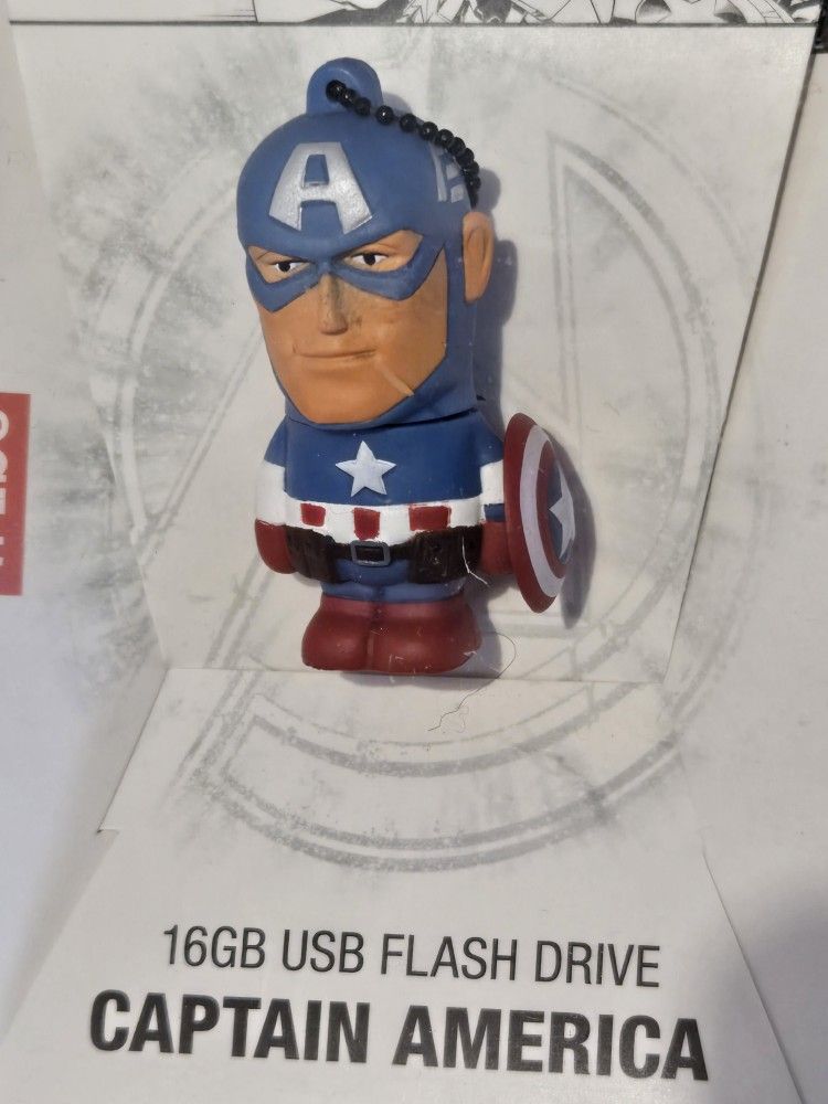 Marvel Captain America Avengers USB Thumb/ Flash Drive 16GB