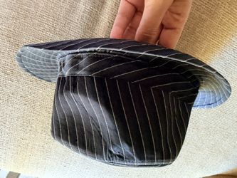 Black Pinstripe Fedora