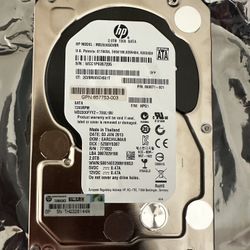 HP MB2000GCVBR- 2 TB -7200RPM 3.5in SATA-6G HDD