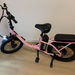 Powerful Fat Tire Electric Bike • Foldable • Removable Battery 